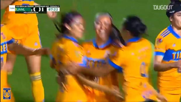 Blanca Solís’s late winner for Tigres Femenil to beat Puebla